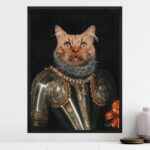 royal cat portrait