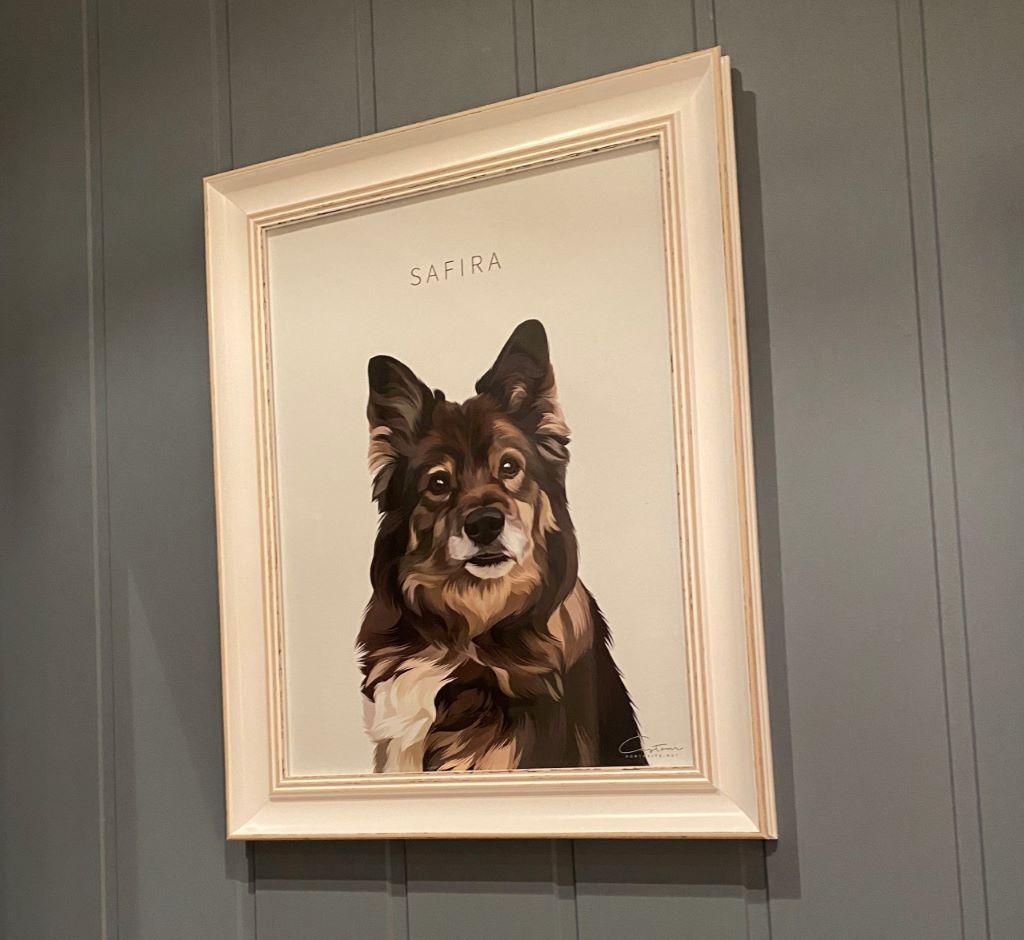 animal portrait painting