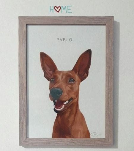 custom dog canvas