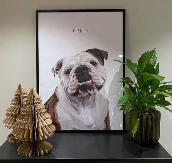 custom dog print