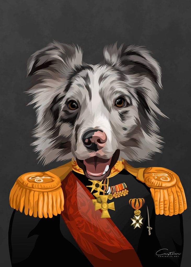 dogs painted as royalty