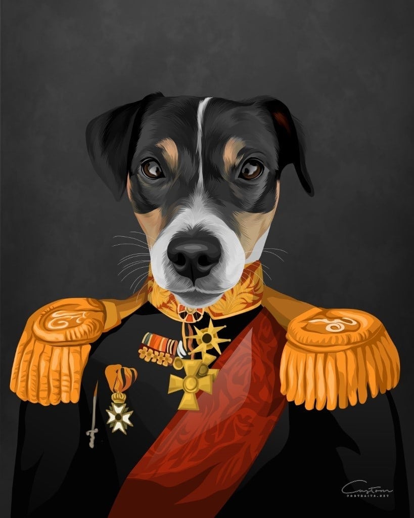 pet royalty painting