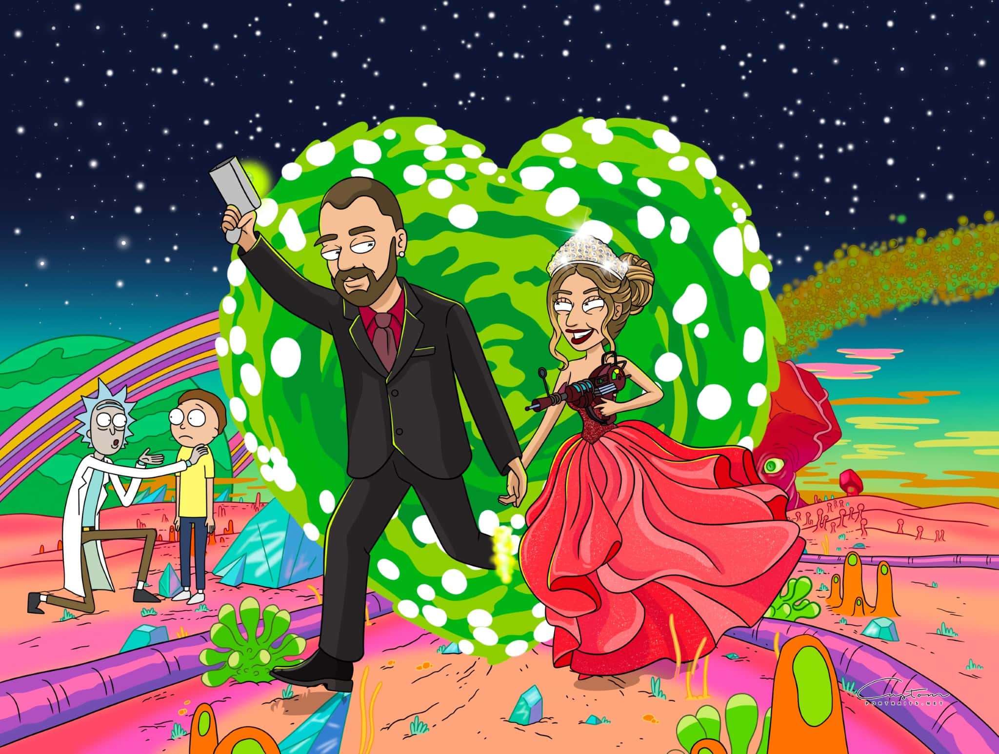 rick and morty valentines