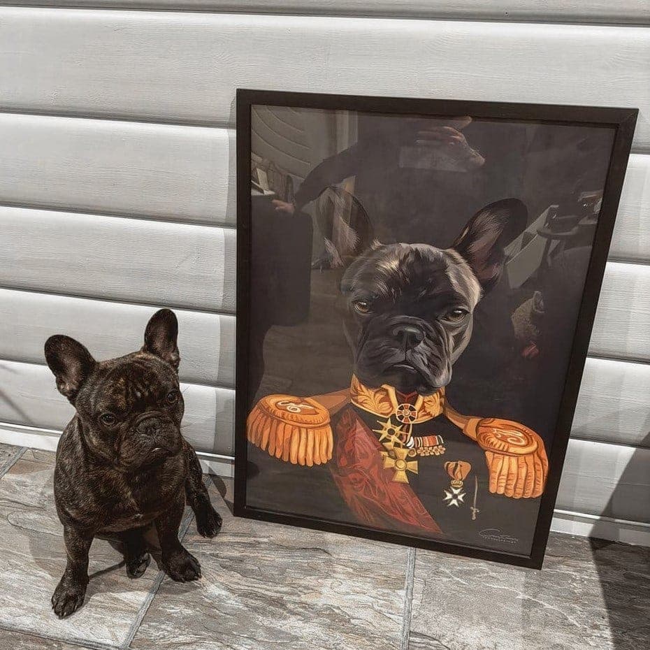 royal portrait dog